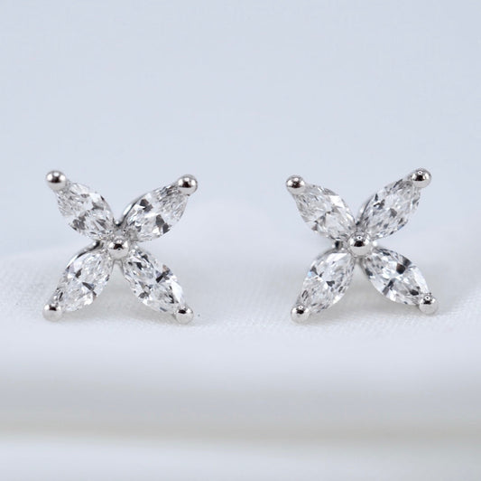 Clover Diamond Studs
