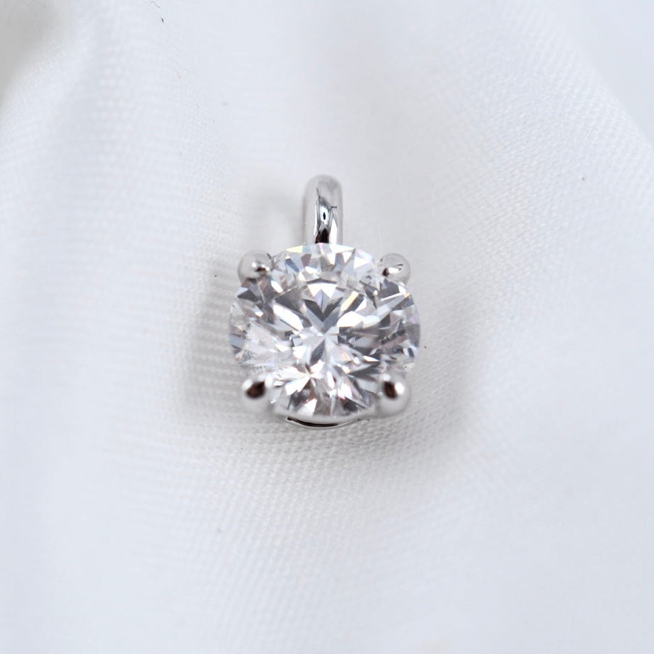 Classic Round Brilliant Solitaire Pendant