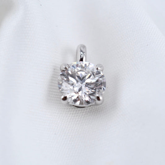 Classic Round Brilliant Solitaire Pendant