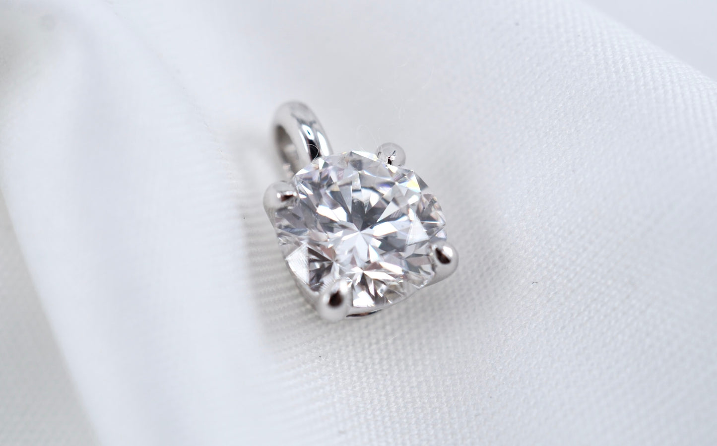 Classic Round Brilliant Solitaire Pendant