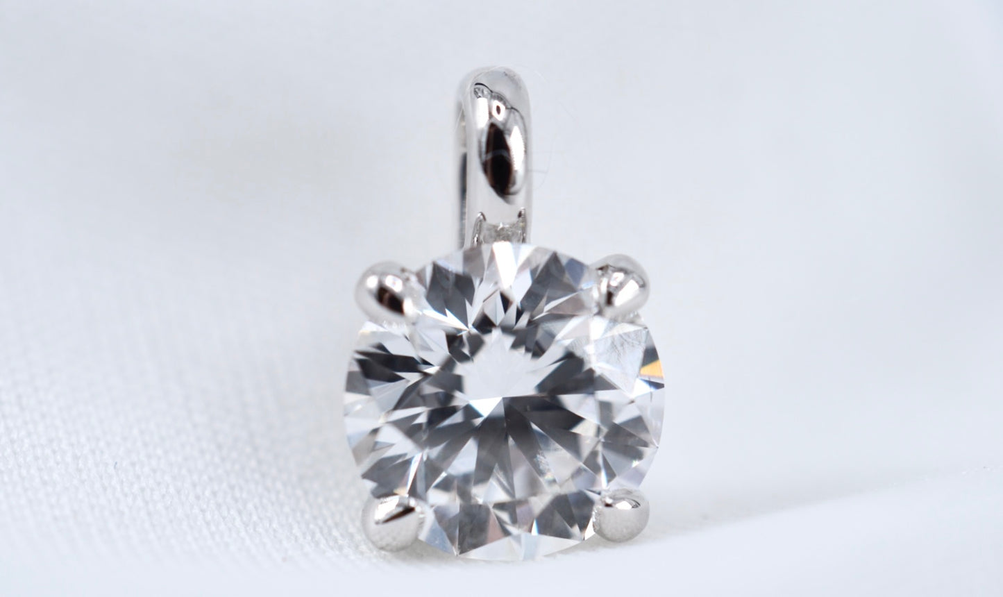 Classic Round Brilliant Solitaire Pendant