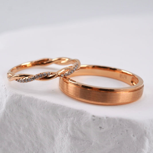 Twisted Diamonds and Brushed Bands